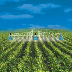 computer generated image illustrating NORAC being used on a sprayer